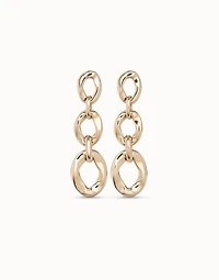 Drop earrings with 3 links