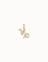 Capricorn shaped charm