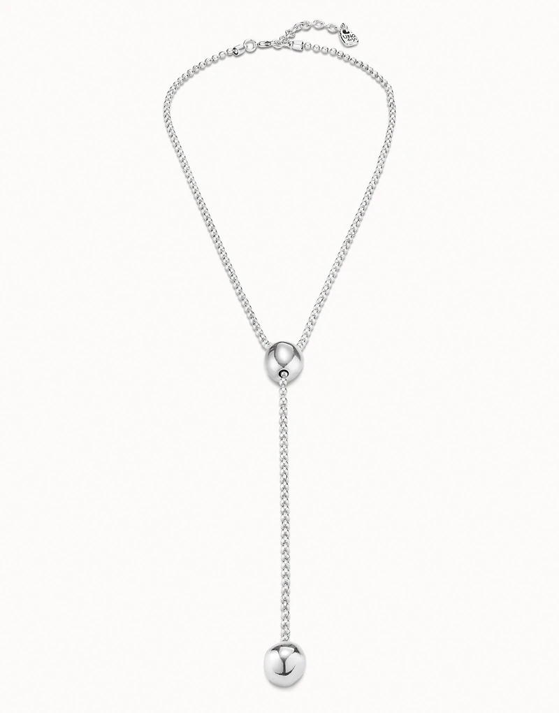 Long adjustable chain necklace