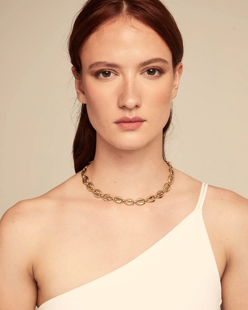 Short link chain necklace