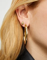 Skull single stud earring