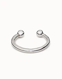Bangle bracelet with double ball