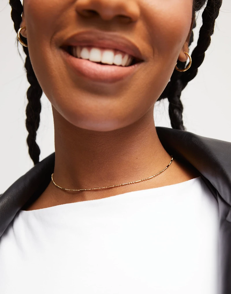 Chain charm necklace