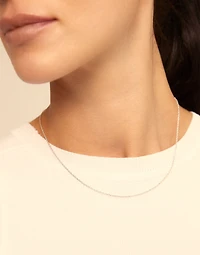 Short chain charm necklace