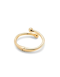 Bangle bracelet with inner spring
