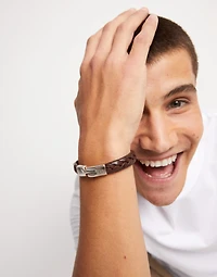 Braided bracelet with clasp