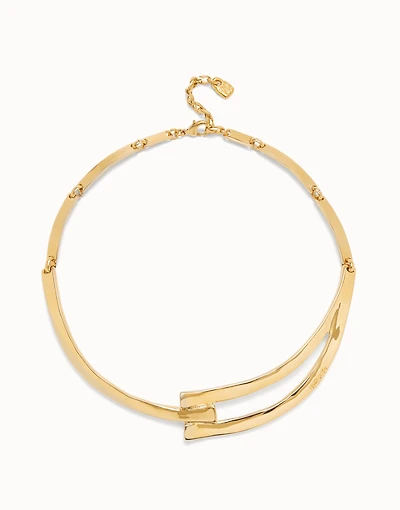 Sculpted Choker Necklace