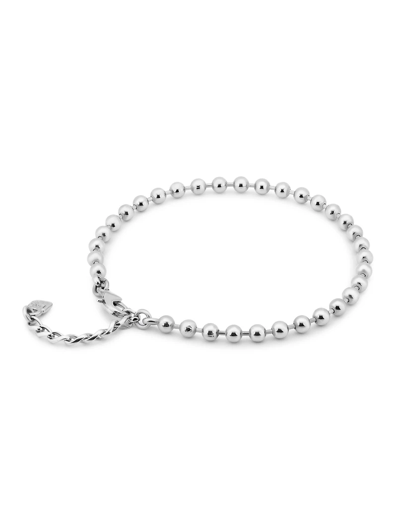 Beaded charm anklet