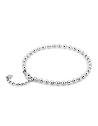 Beaded charm anklet