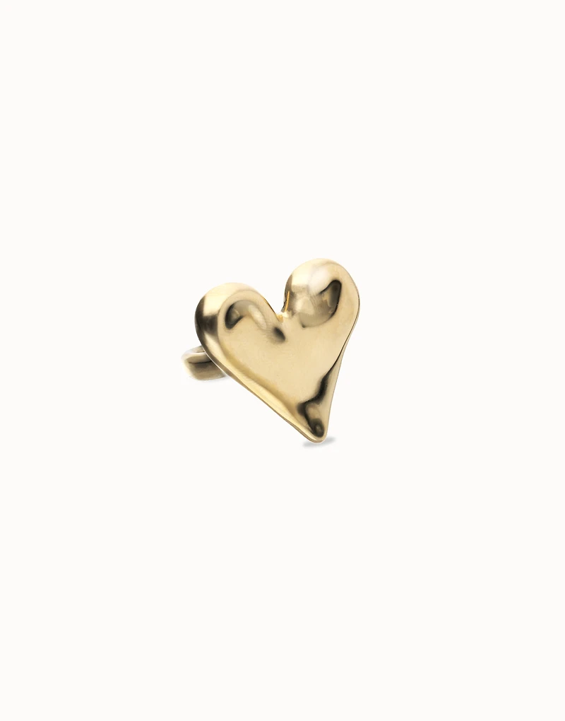 Maxi ring with heart shape