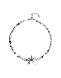 Necklace with crystals and big starfish