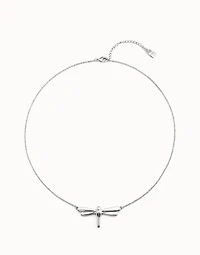 Short chain pendant necklace with nail