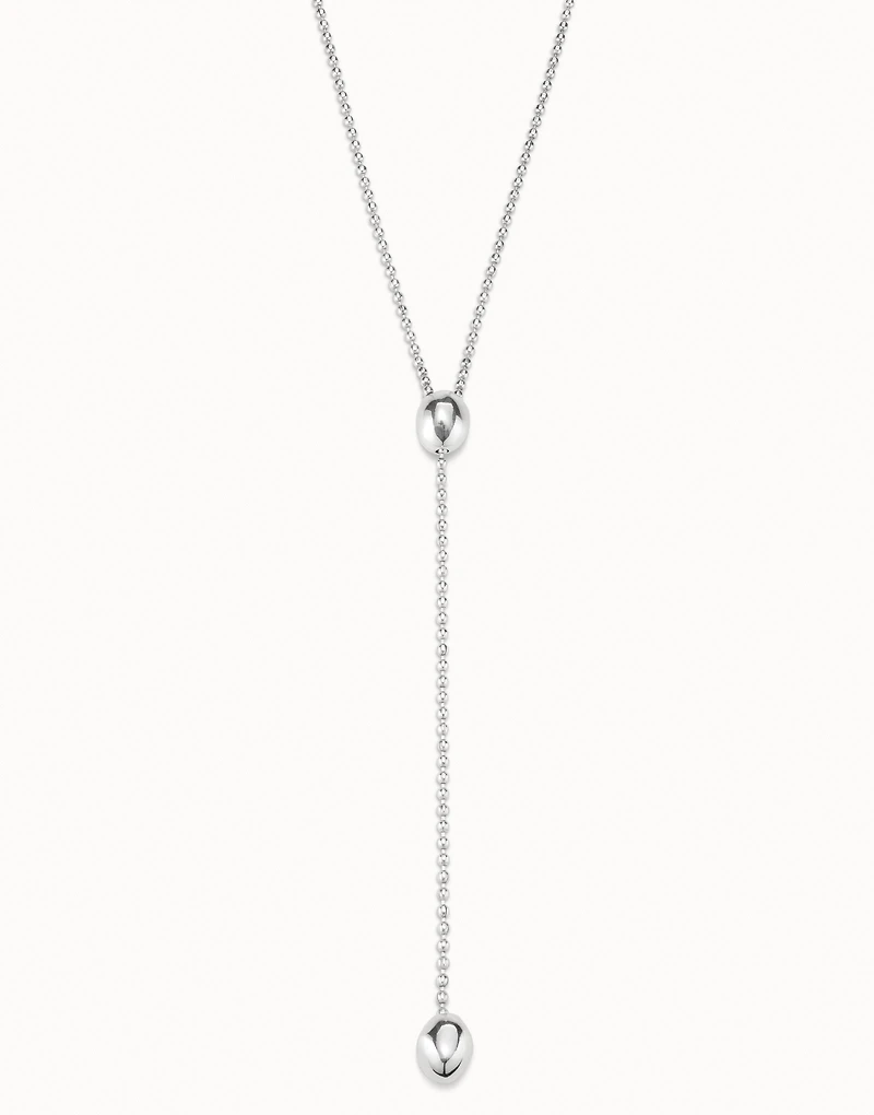Long adjustable chain necklace