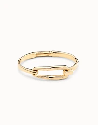 Bangle bracelet with buckle