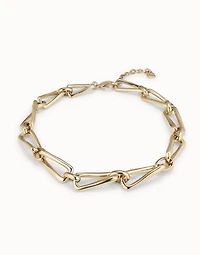 necklace with square links