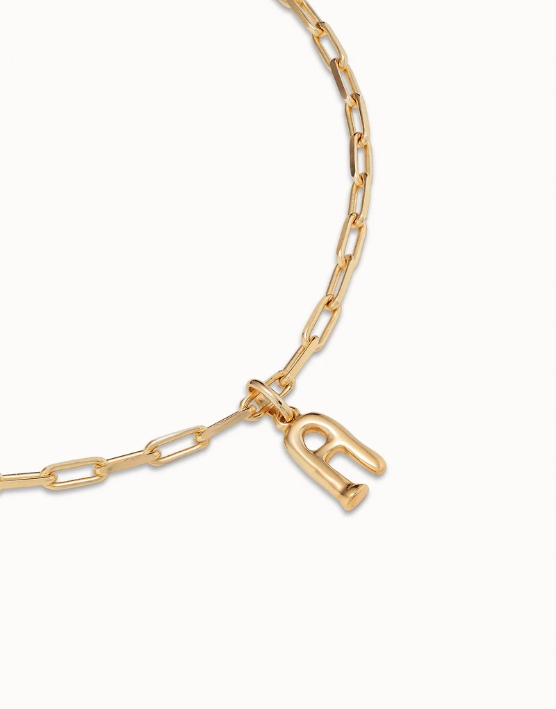 Short link chain charm necklace