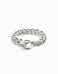 Curb link chain bracelet