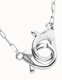 Necklace with large interlocking snap hook