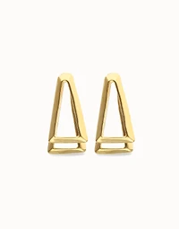 Double triangular earrings