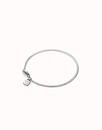 Flat snake chain bracelet