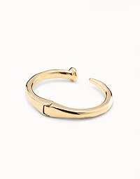 Nail shaped bangle bracelet