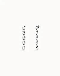 Drop earrings with bead shaped links