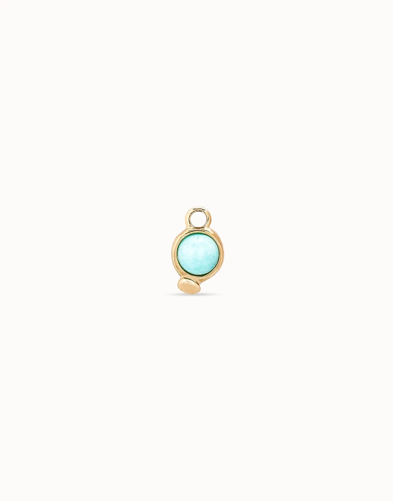 Single Hoop Charm With A Cristal
