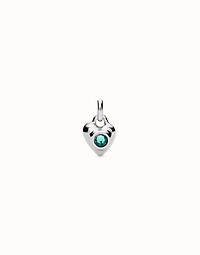 Charm with green crystal