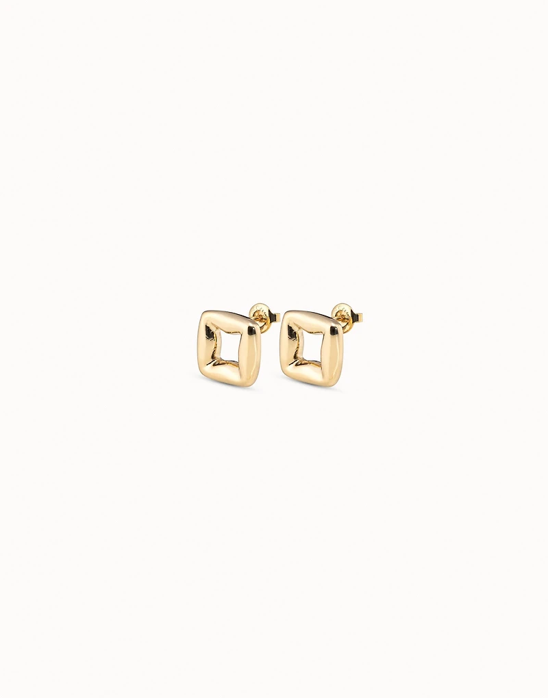 Square stud earrings