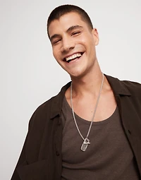 Adjustable link chain necklace