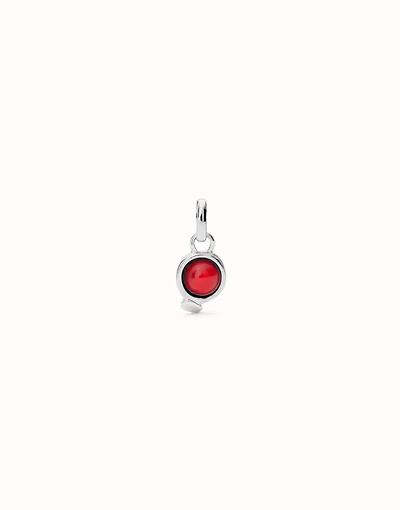 Charm with red stone