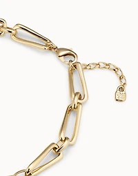 necklace with square links