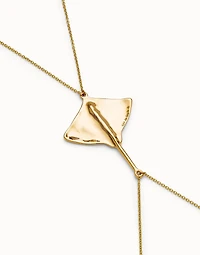 Body chain with manta ray