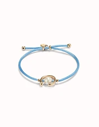 cord bracelet with a pearl