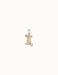 Gemini shaped charm