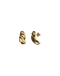 Chunky Twisted Stud Earrings