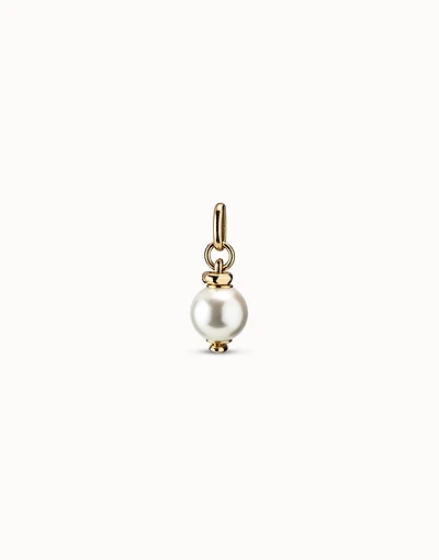 Charm with white pearl