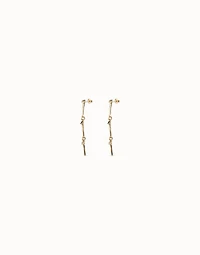 Drop eearrings with the iconic UNOde50 nail