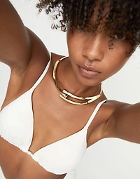 Sculpted Choker Necklace