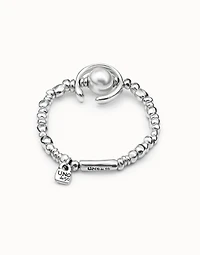 Bracelet with white pearl