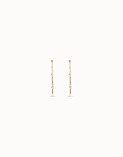 Drop eearrings with the iconic UNOde50 nail