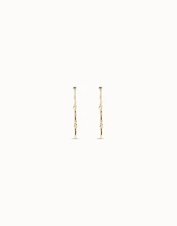 Drop eearrings with the iconic UNOde50 nail