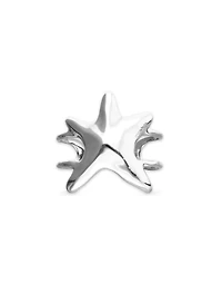 Doble bangle bracelet with starfish