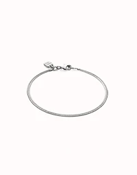 Flat snake chain bracelet
