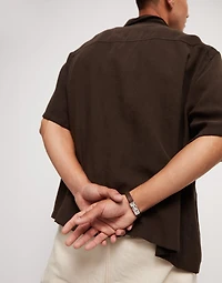 Leather bracelet with clasp
