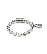 Beaded bracelet with padlock