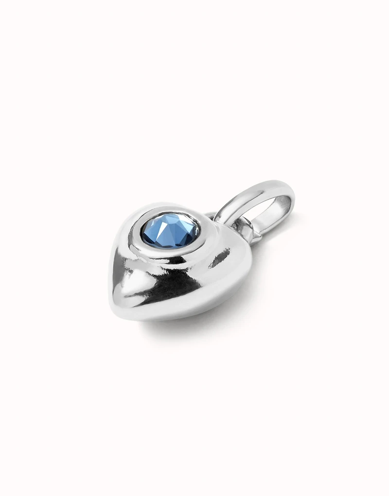 Charm with blue crystal