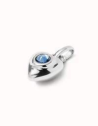 Charm with blue crystal