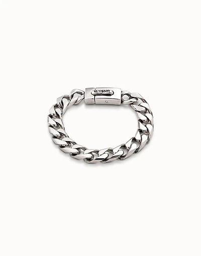 Cuban curb link chain bracelet