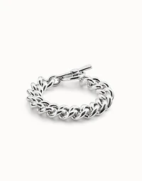 Curb link chain bracelet